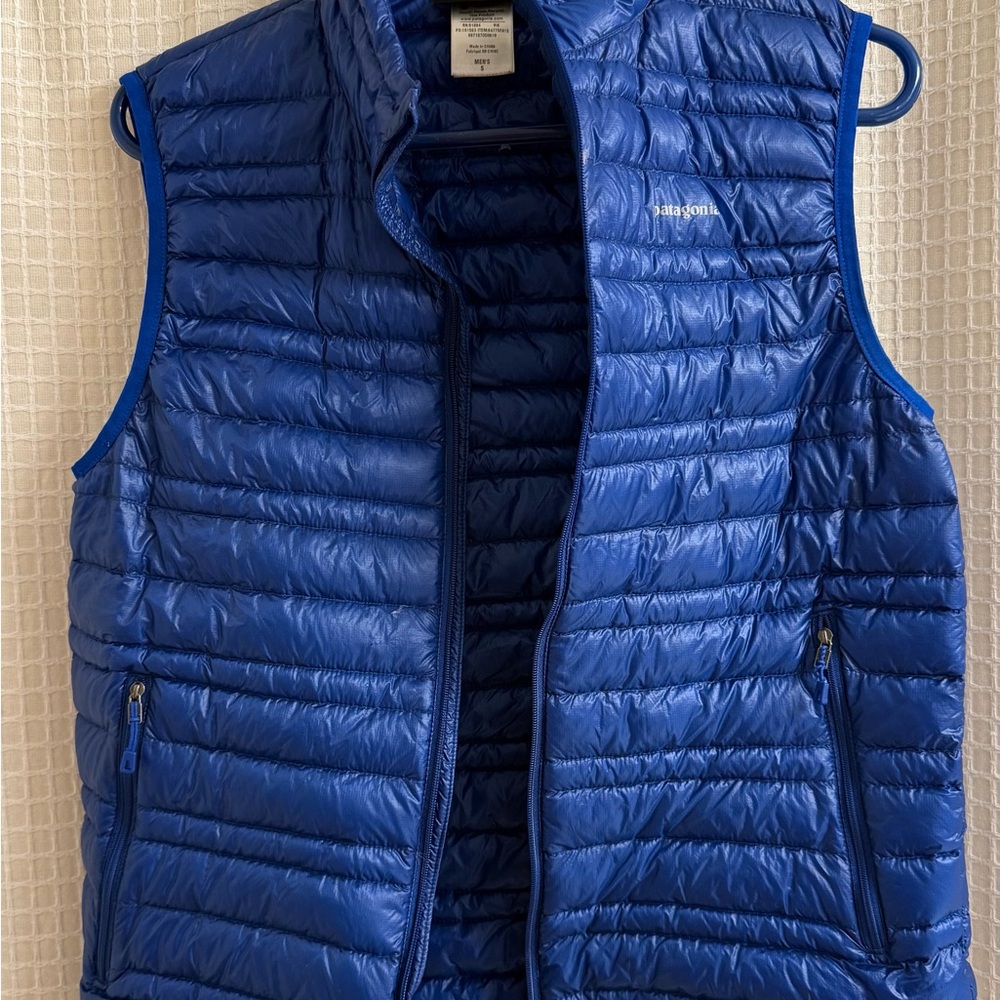 Patagonia Blue Puffer Vest